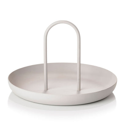 Nordic Modern Round Handle Tray for Storage and Decor
